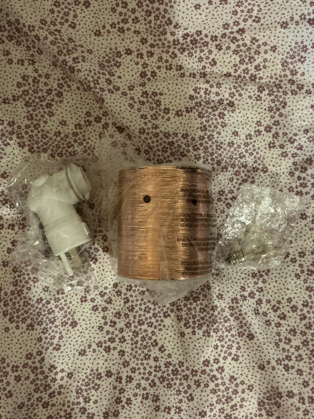 Scentsy Copper Tone Plug-In Wax Warmer Accessory